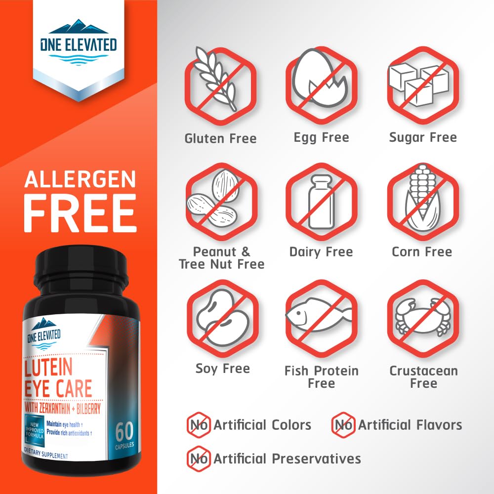 One Elevated Super Strength Eye Care Formula Capsules 60 Count