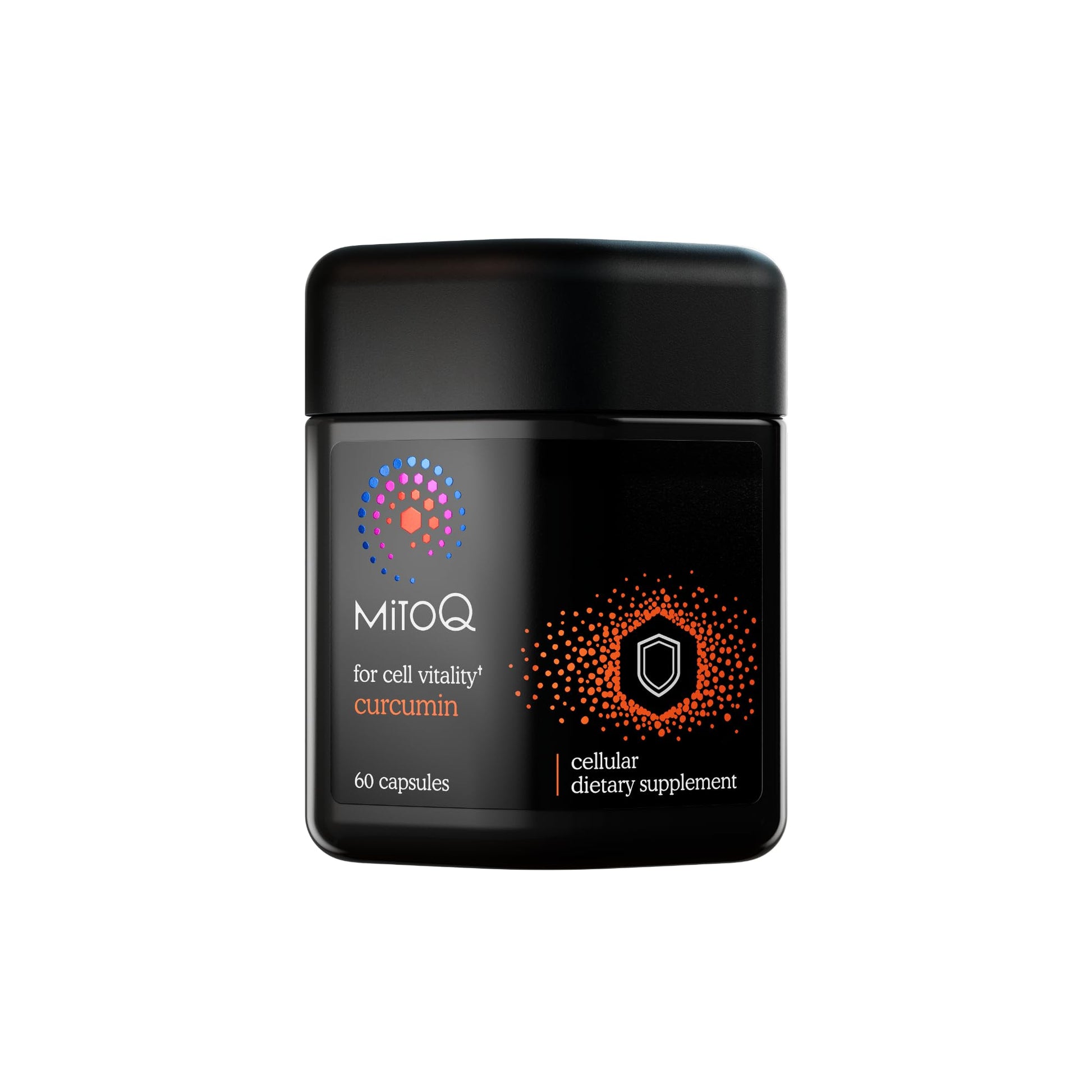 MitoQ Curcumin Longvida Lipidated Formula Mitochondria-targeted Antioxidant Ultra Bioavailable & Sustained Action Free-Form Curcumin Capsules, 60 Count