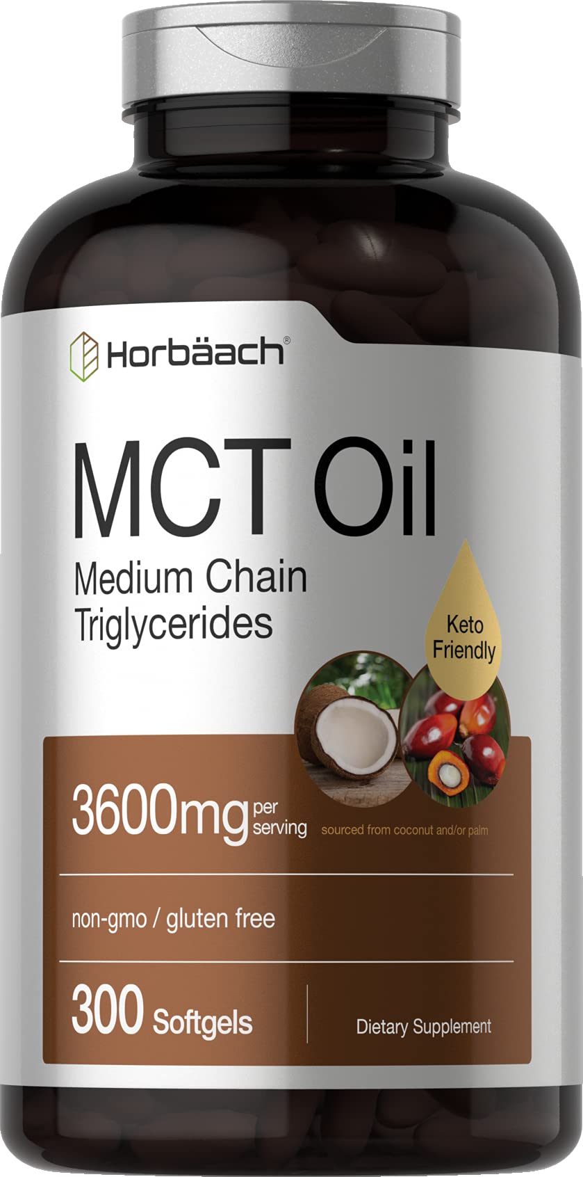 Horbäach MCT Oil Supplement Softgels 300