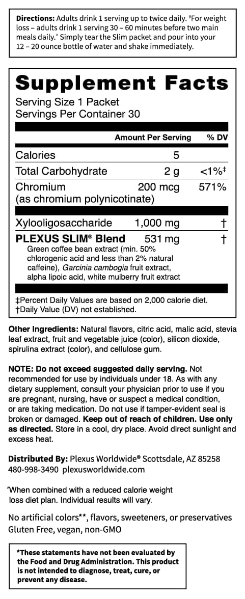Plexus Slim MicroBiome Black Cherry Lime Blossom Powder 4.7 Ounce