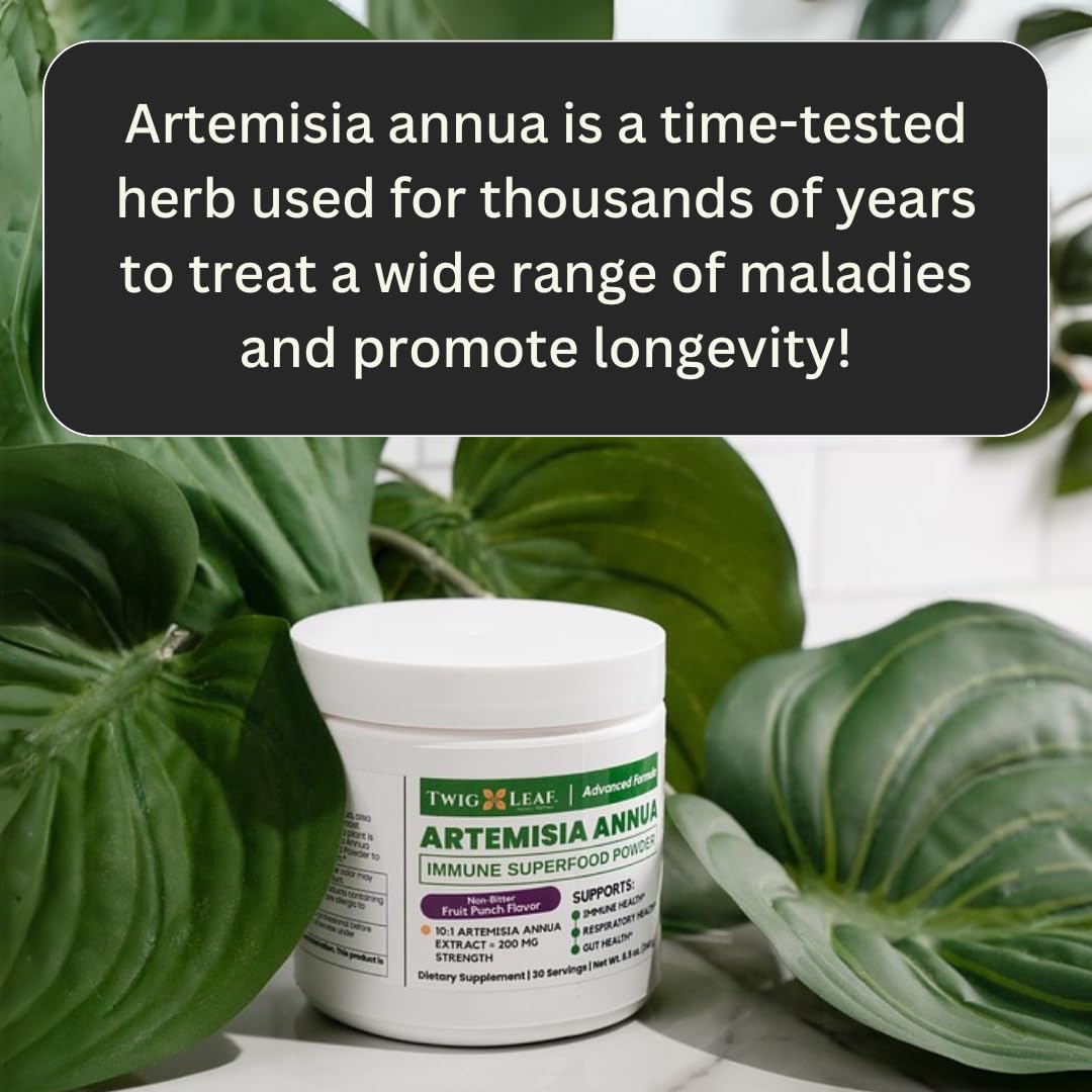 Twig & Leaf Artemisia Annua Sweet Wormwood Herbal Powder, 8.5 oz