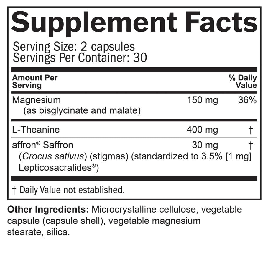 BrainMD Quiet My Mind Sleep Formula with Magnesium L-Theanine 60 Capsules