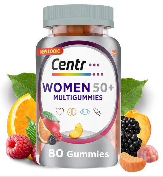 Generic Multigummies Gummy Vitamins for Women 50+ Multivitamin with Vitamin D, B6 & B12, 80 Gummies