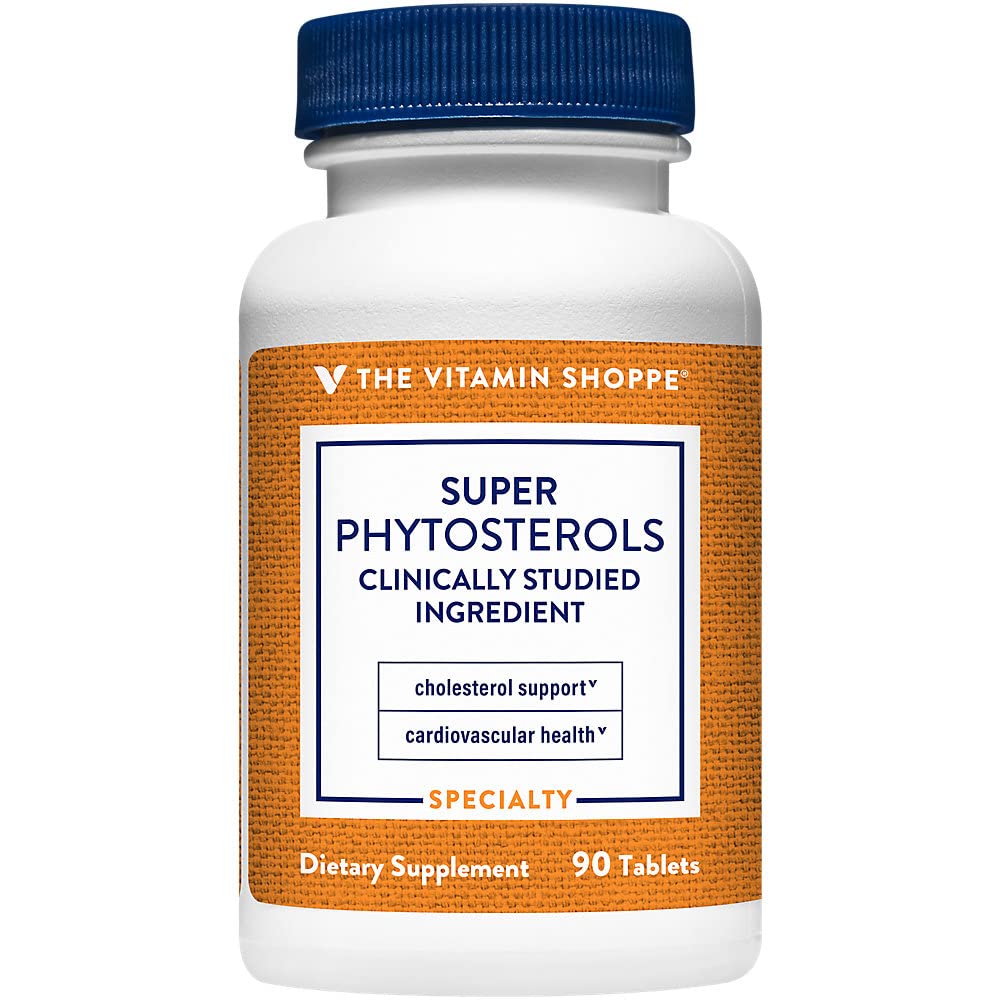 The Vitamin Shoppe Super Phytosterols 900MG Tablets, 90 Count