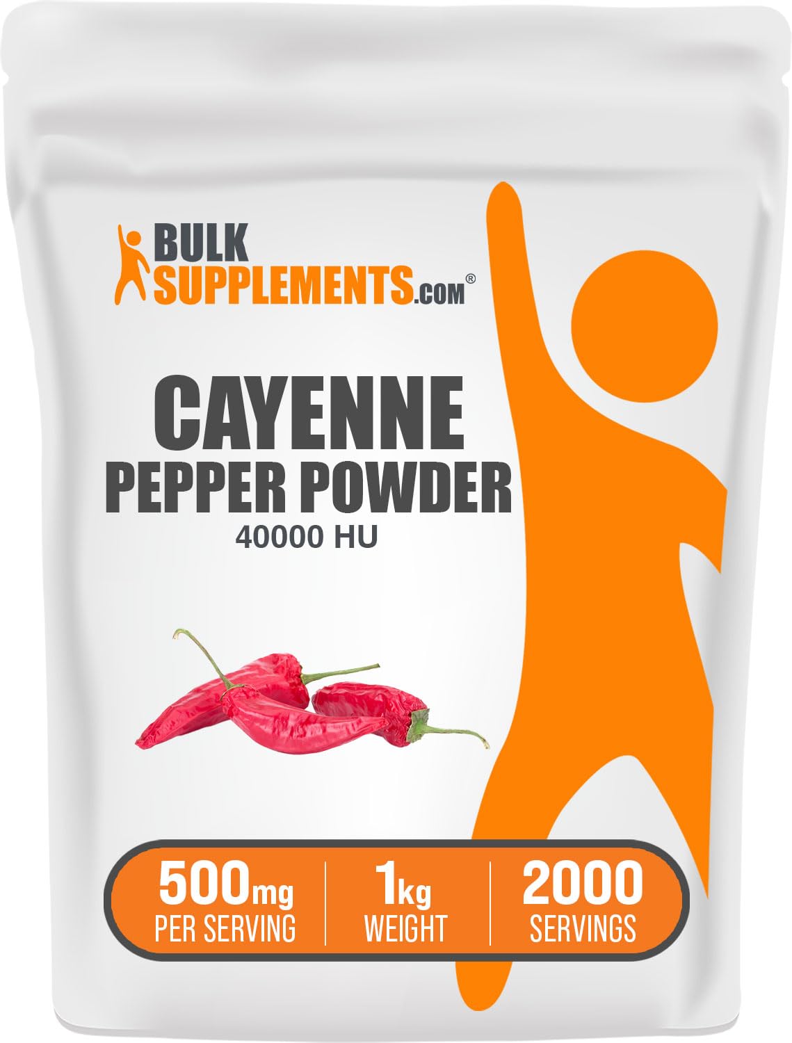 BulkSupplements Cayenne Pepper 40000 HU Powder 35.27 oz