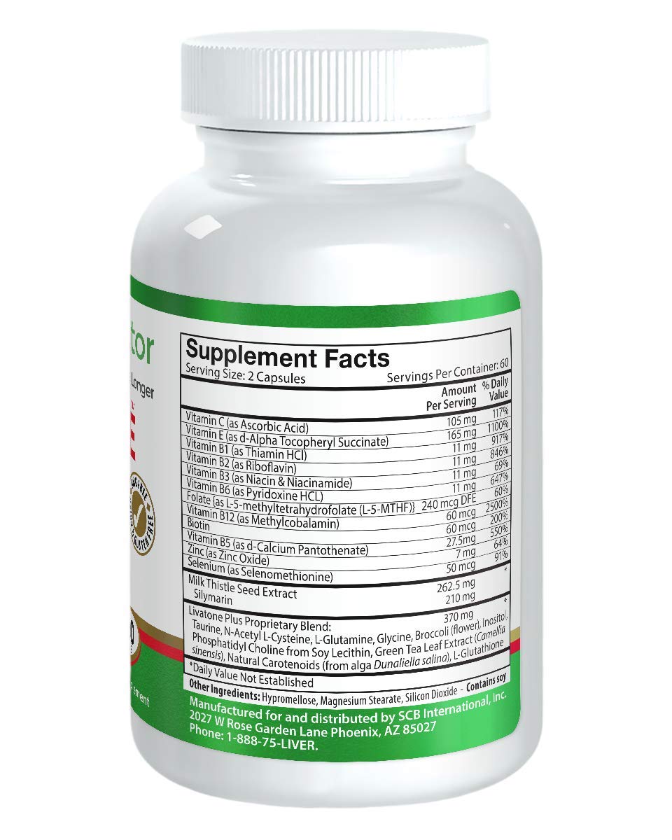 Livatone Plus Liver Detox Caplet 120 Count