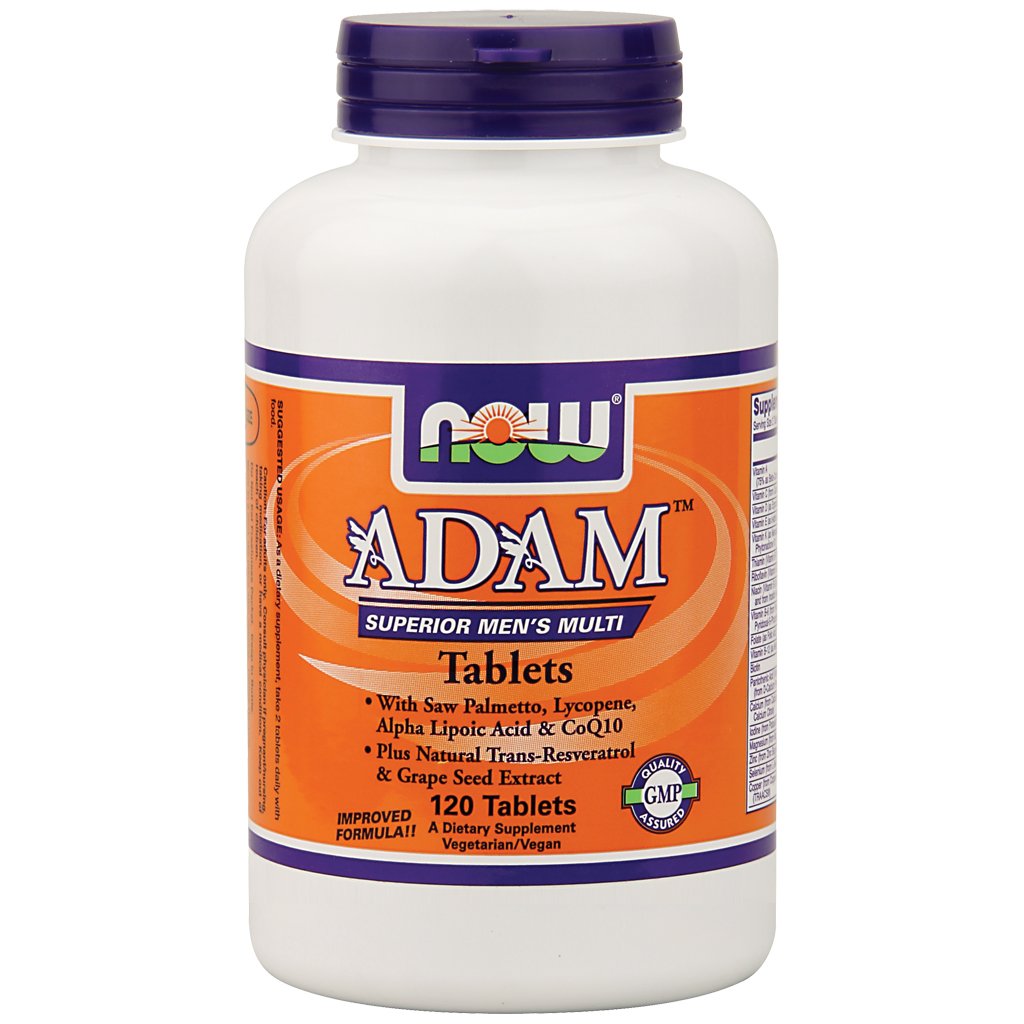 NOW Foods ADAM Superior Men's Multiple Vitamin Tablets 240