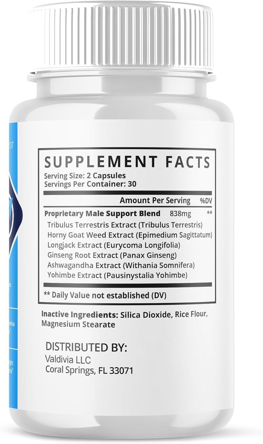 Valdivia BoostTRT Maximum Strength 60 Capsules