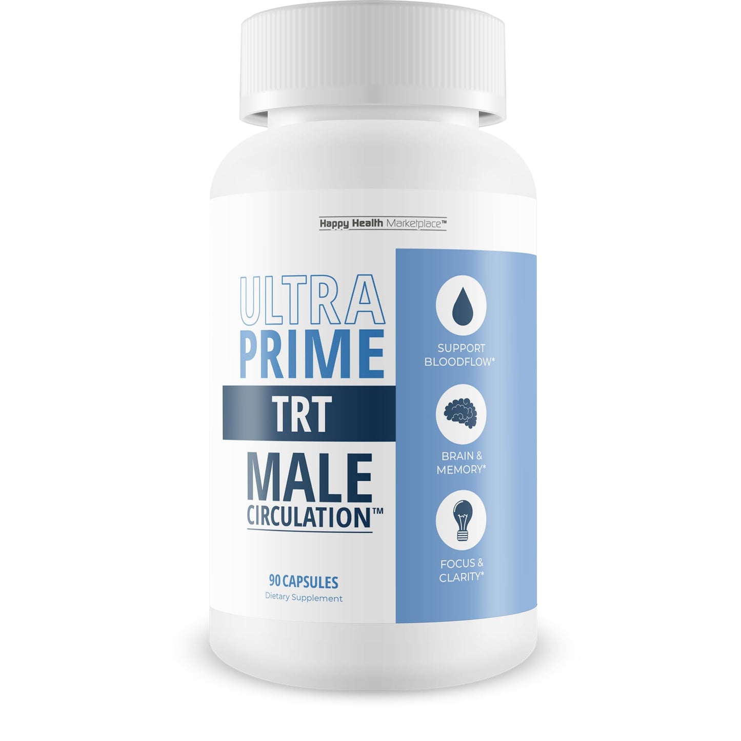 Happy Health Marketplace Ultra Prime TRT BloodFlow Booster Capsule 90 Count