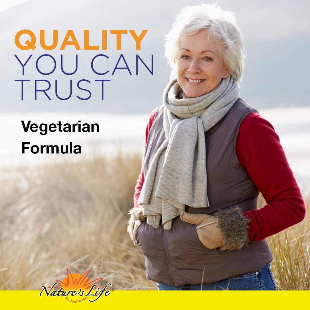 Nature's Life Vitamin D-2 2000IU Vegetarian Capsules, 90 Vegetarian Capsules
