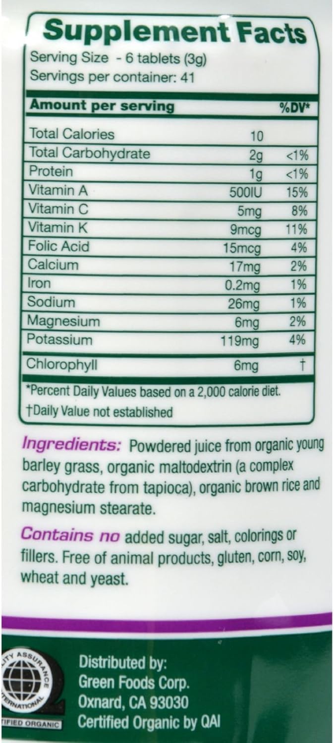 Green Foods Green Magma Tablet 250 Tablets