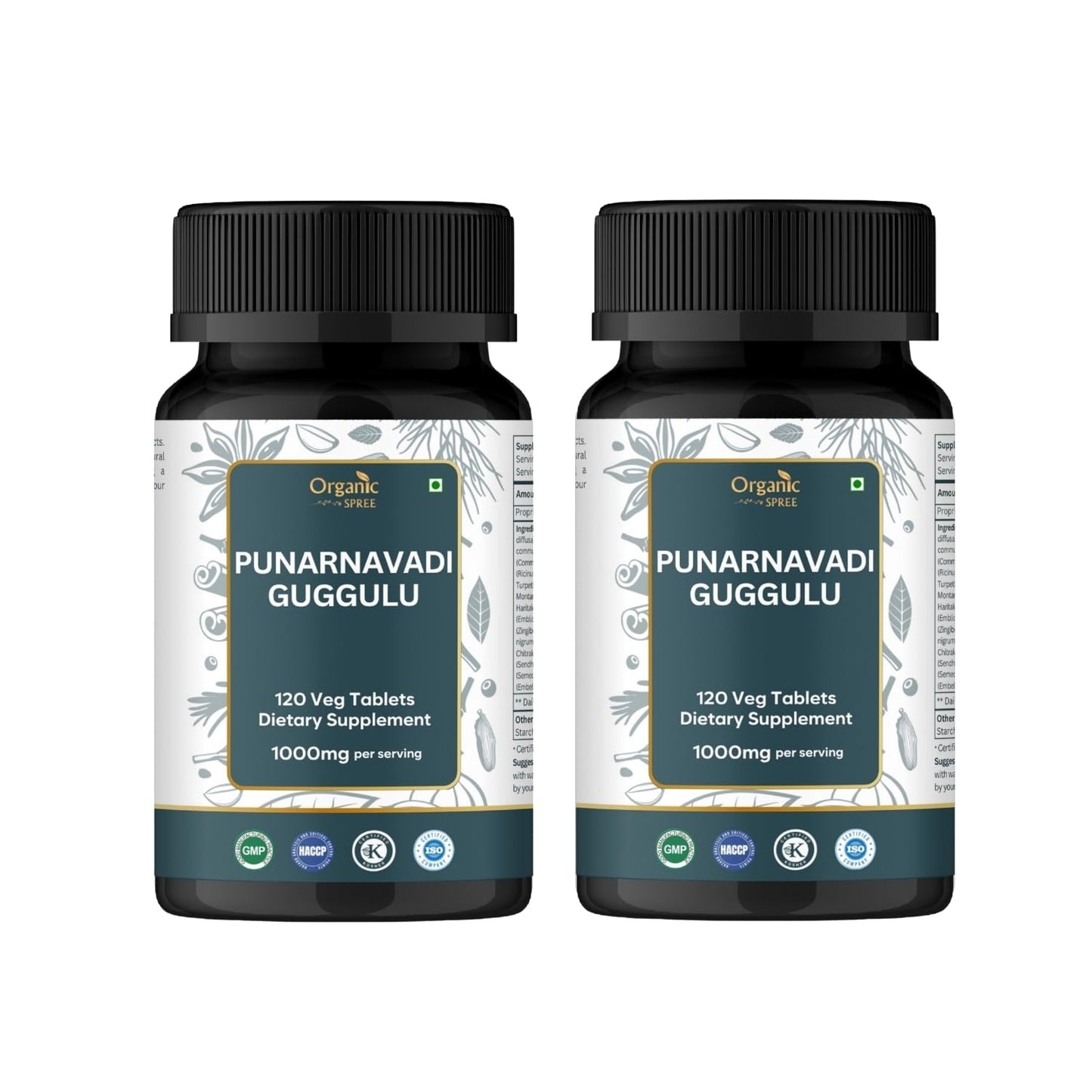 ORGANIC SPREE Punarnavadi Guggulu 240 Tablets