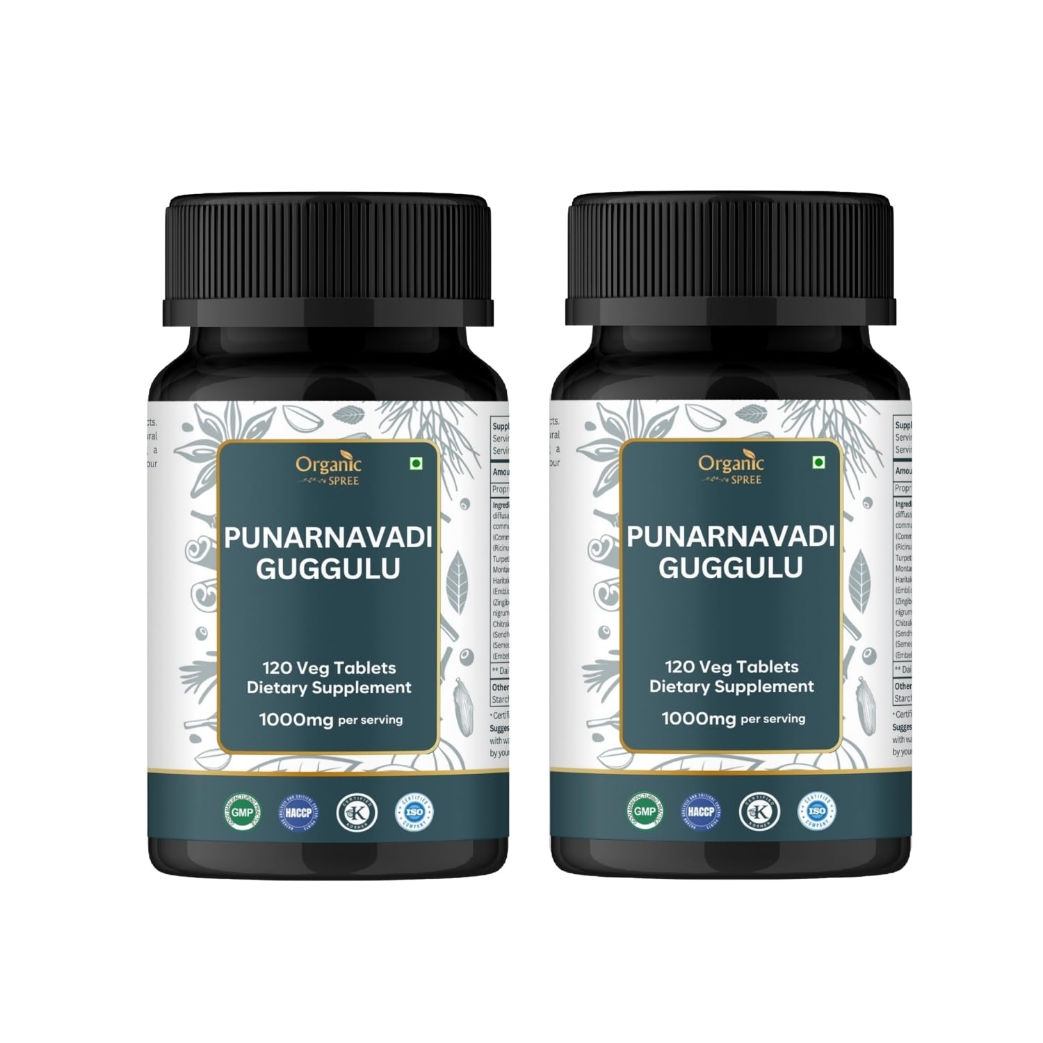 ORGANIC SPREE Punarnavadi Guggulu 240 Tablets
