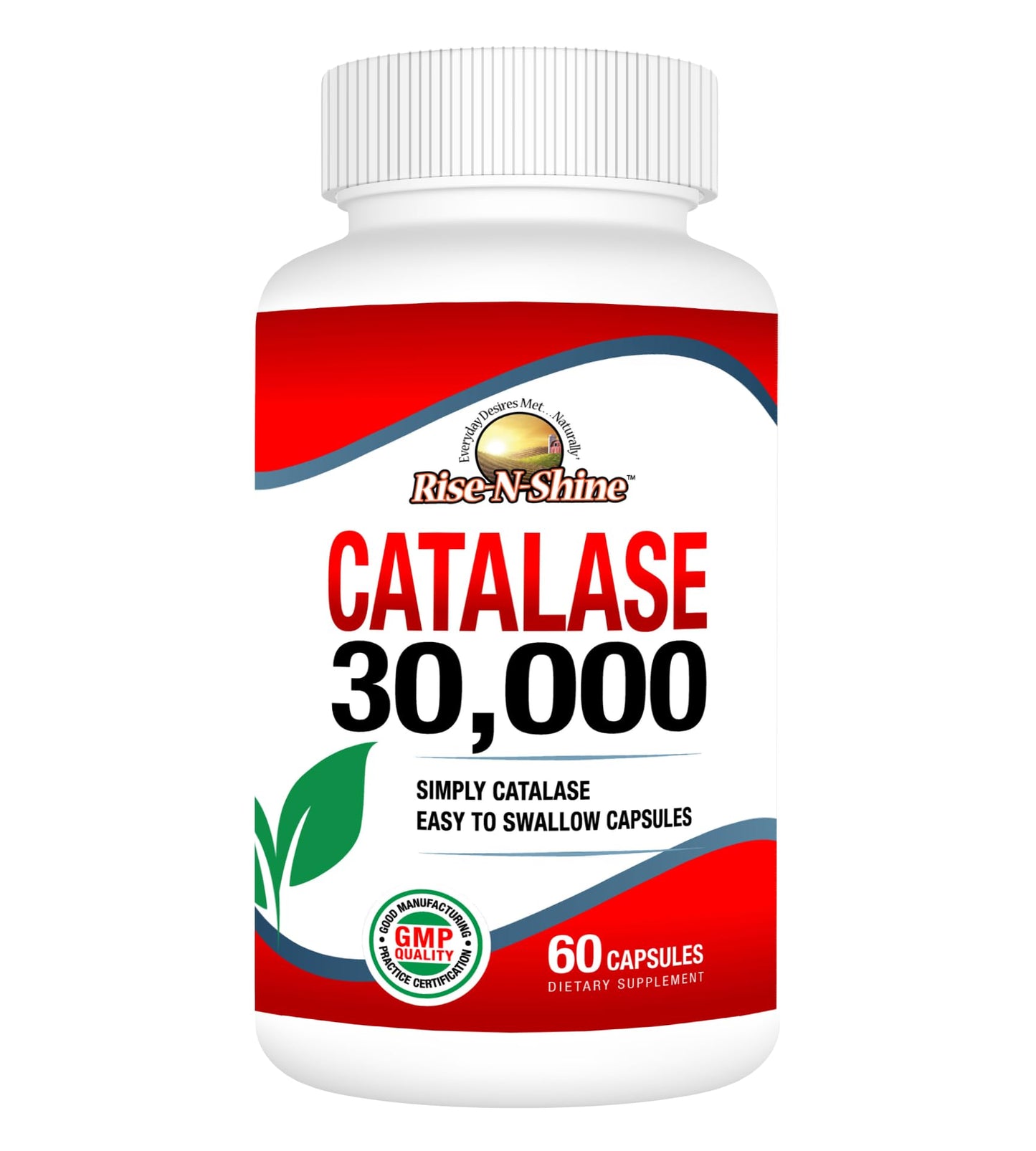 CATALASE EXTREME Catalase Supplement 30,000 Capsules, 60 Count
