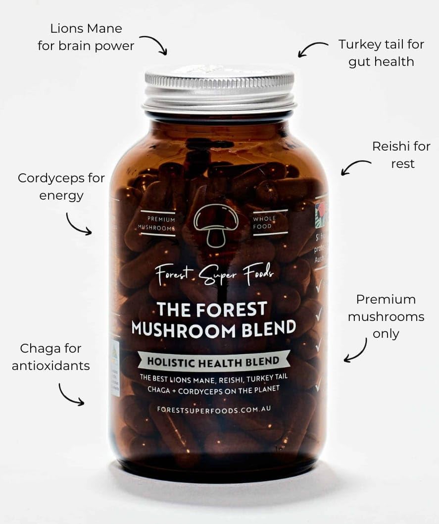 Forest Super Foods The Forest Mushroom Blend, 120 Capsules