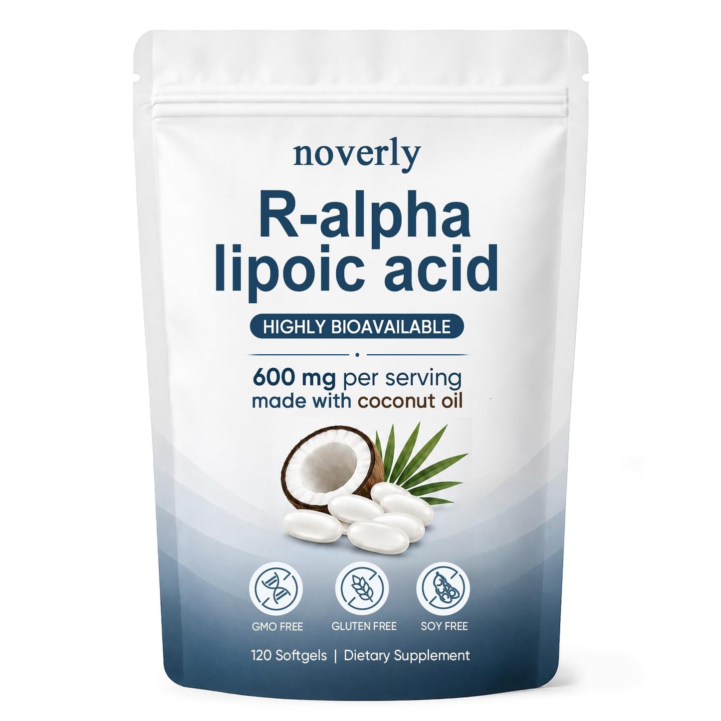 Vlsdoin Noverly R-Alpha Lipoic Acid Softgel, 120