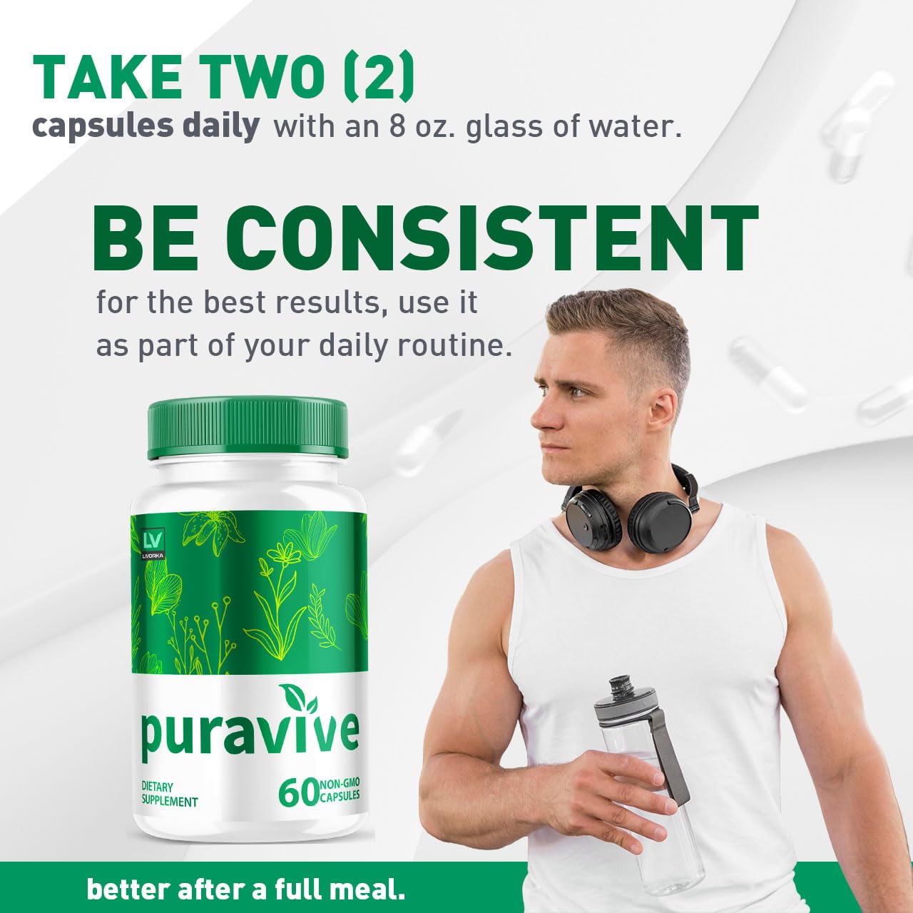 LIVORKA Puravive Weight Loss Capsules, 300 Capsules