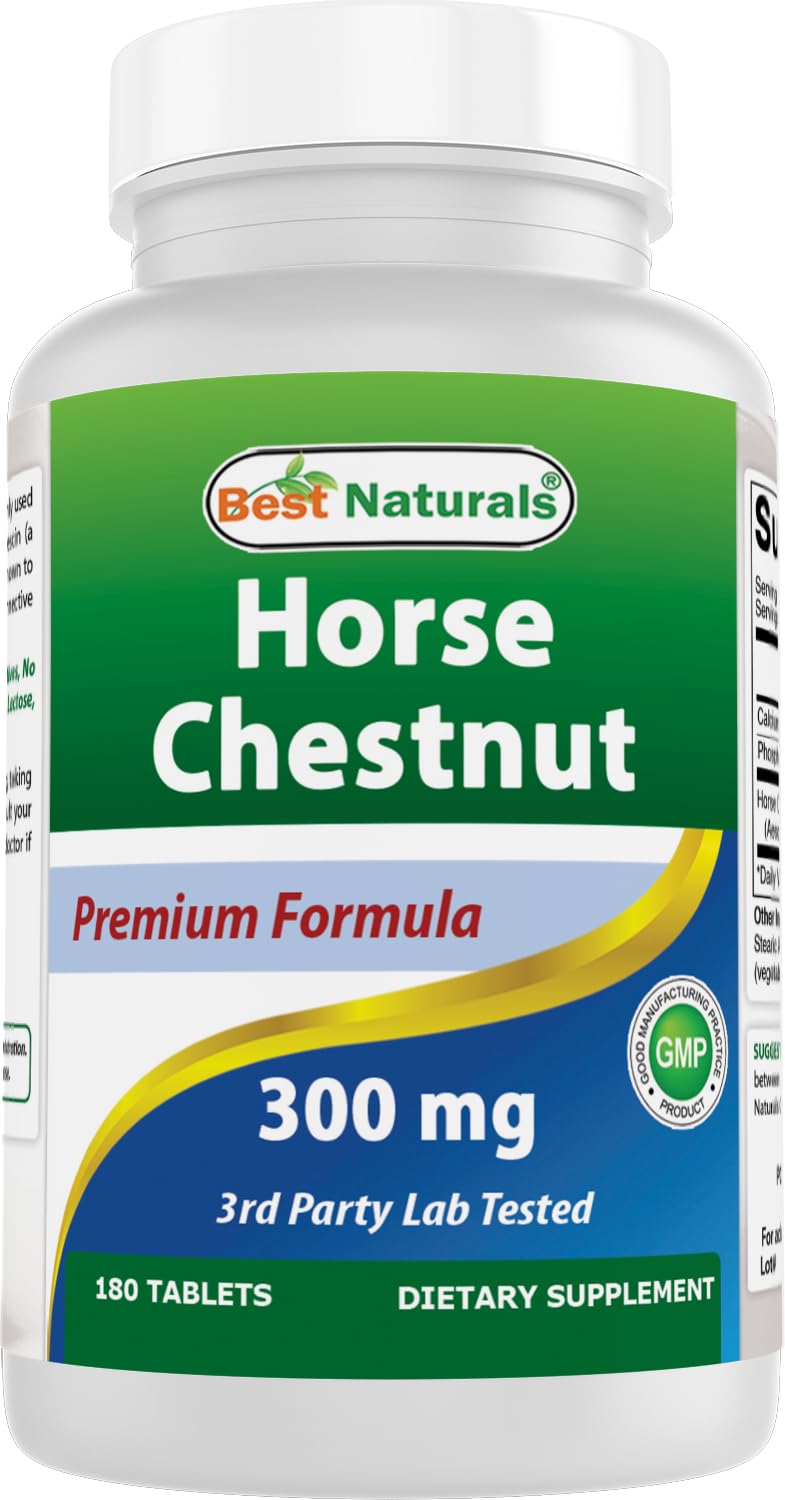 Best Naturals Horse Chestnut Extract 300 mg Tablet, 180 Tablets