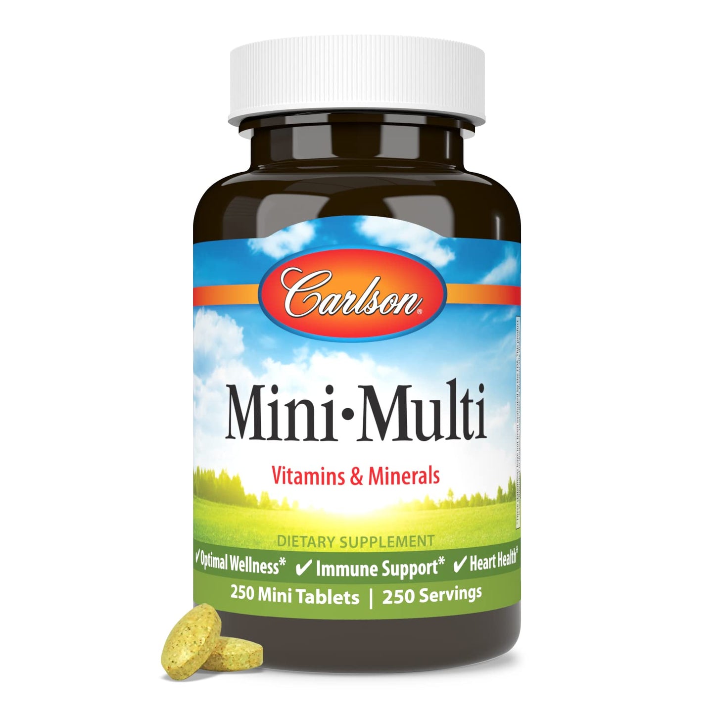 Carlson Mini-Multi Small Multivitamin 250 Tablets