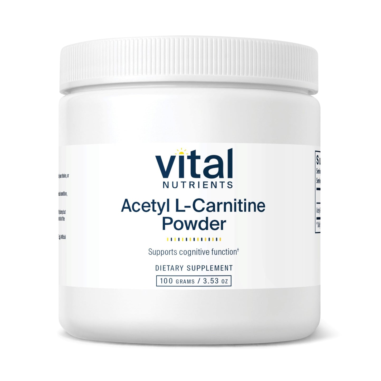 Vital Nutrients Acetyl L-Carnitine Powder 3.53 Ounce