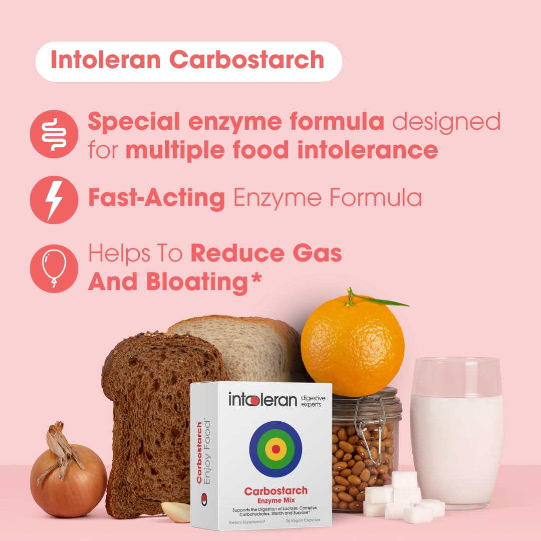 Intoleran Carbostarch Digestive Enzymes 36 Capsules