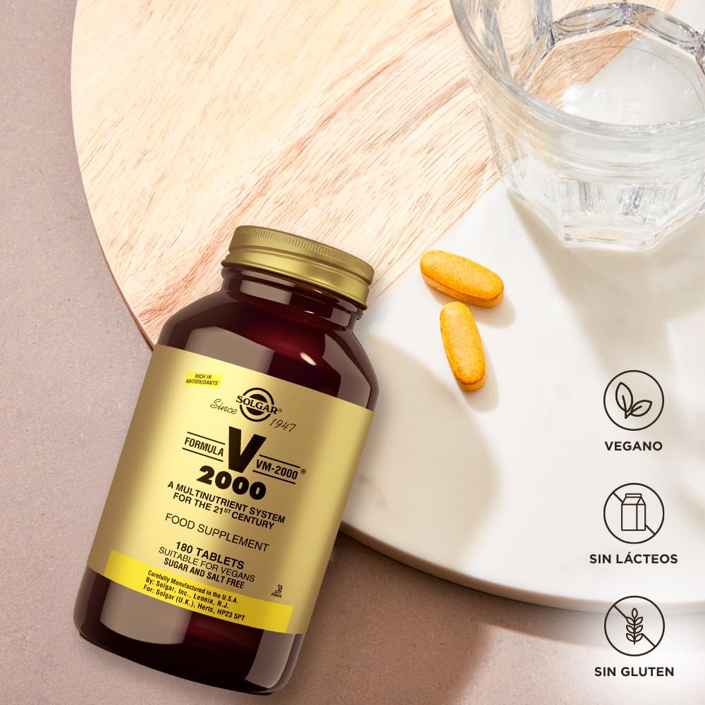 Solgar Formula VM-2000 (Multinutrient System), 180 Tablets