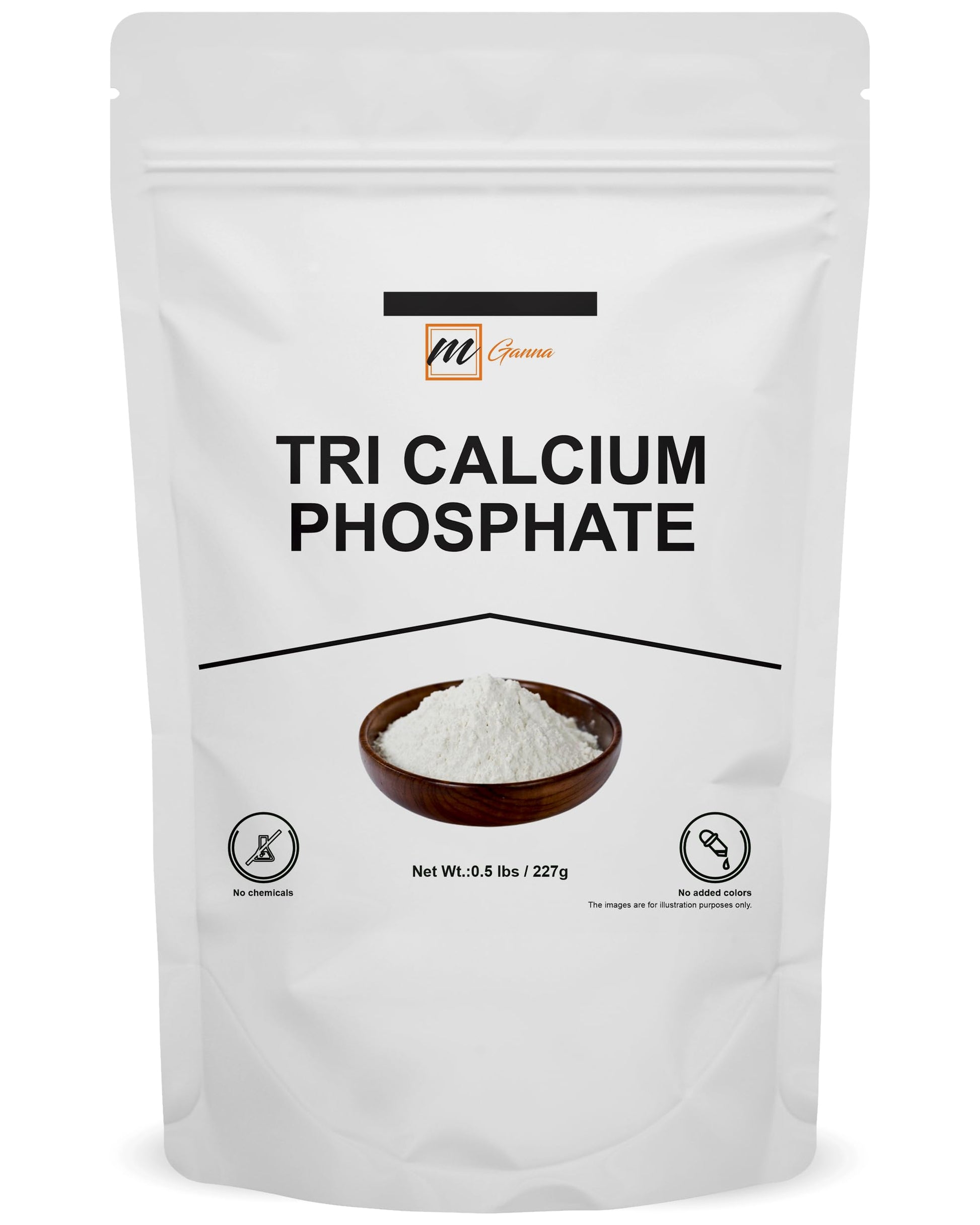 mGanna 100% Tricalcium Phosphate Powder, 8 oz