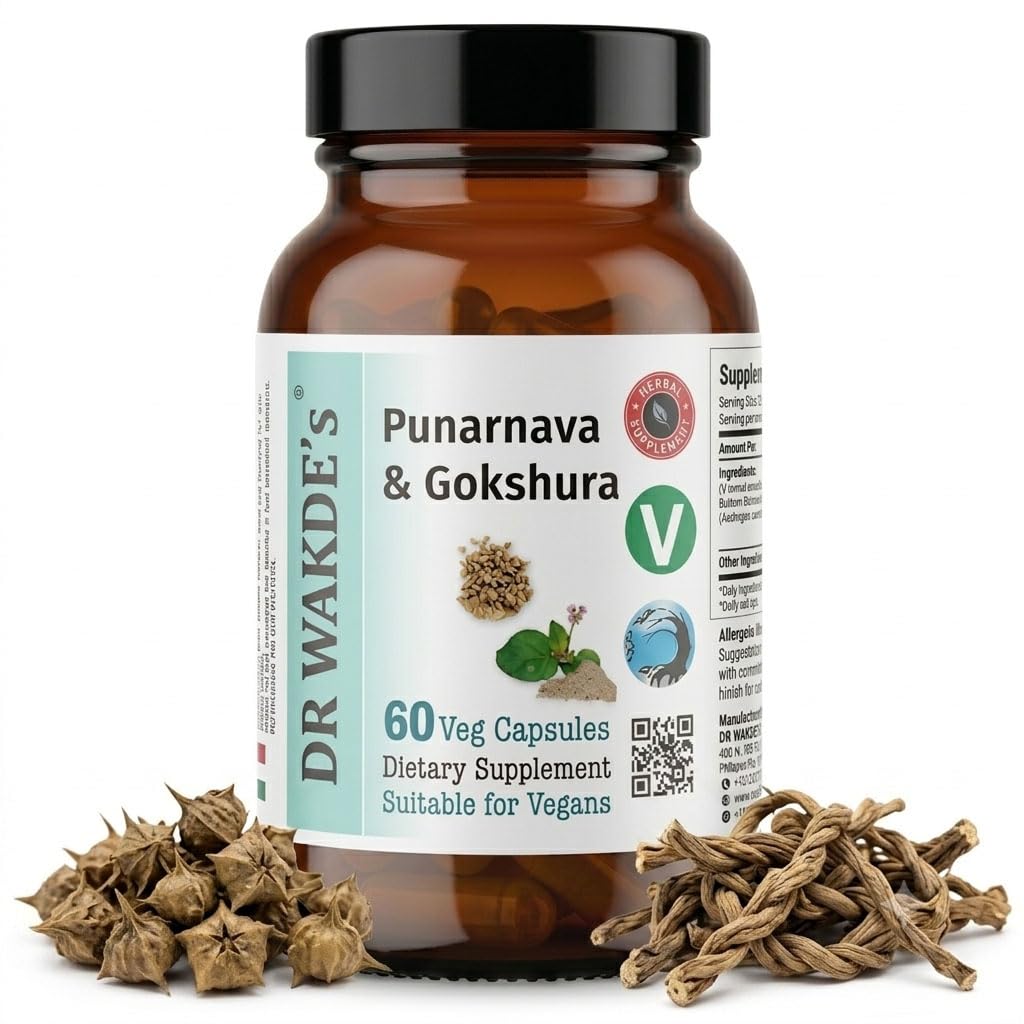 DR WAKDE's Punarnava & Gokshura Capsules, Capsule, 1 Count