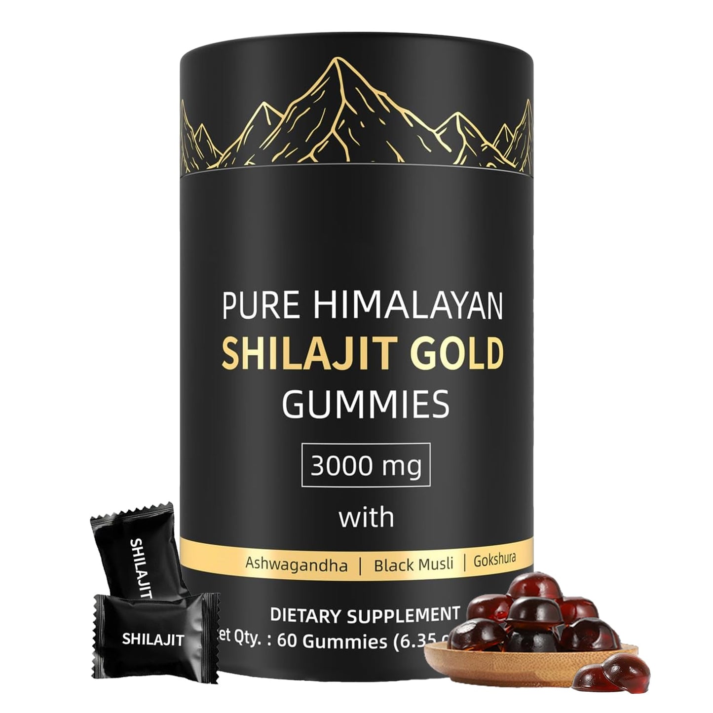 Craftmetal Shilajit Gummies for Men and Women, 60 Gummies