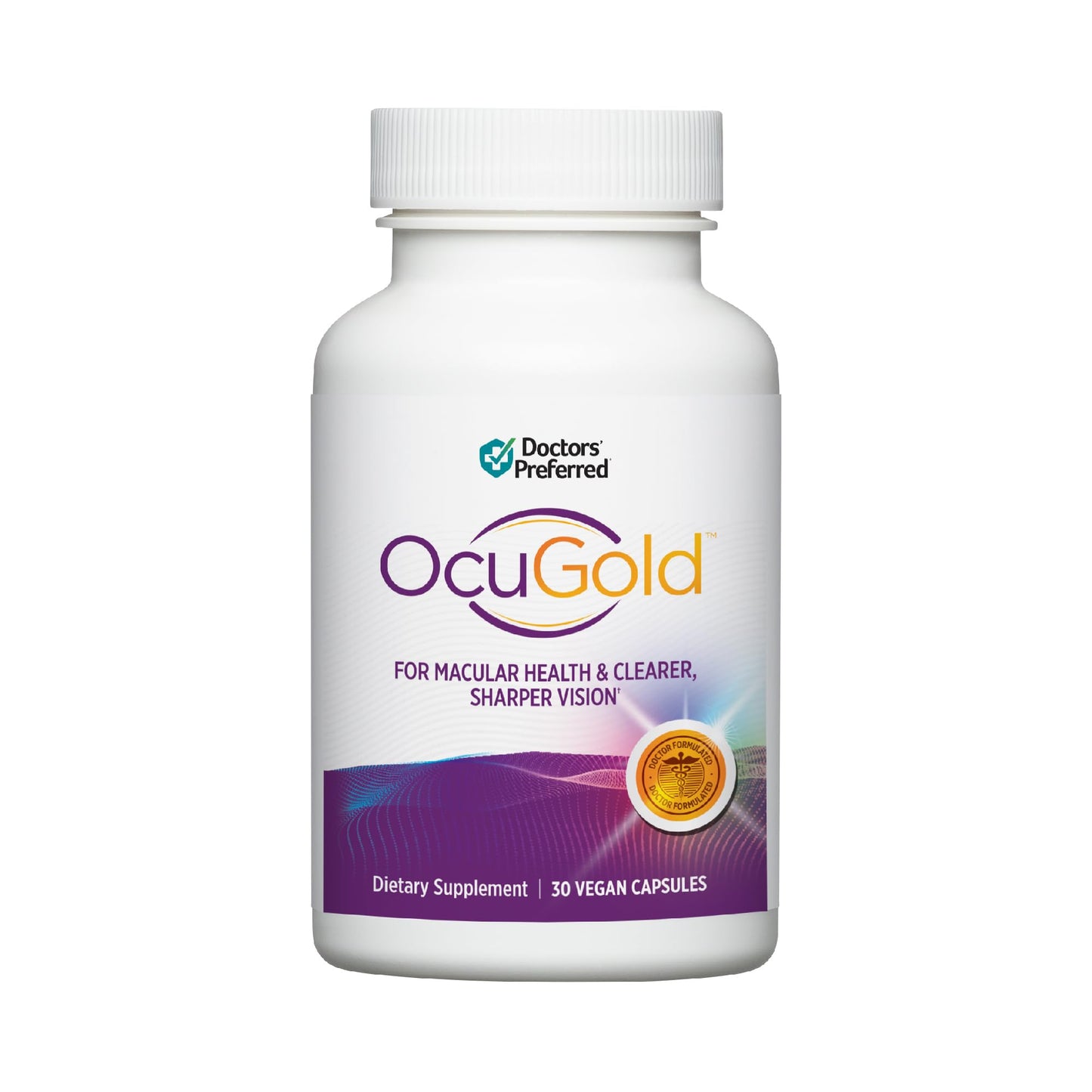 DOCTORS' PREFERRED OcuGold Eye Vitamins with Lutein and Zeaxanthin Capsules, 30 Count