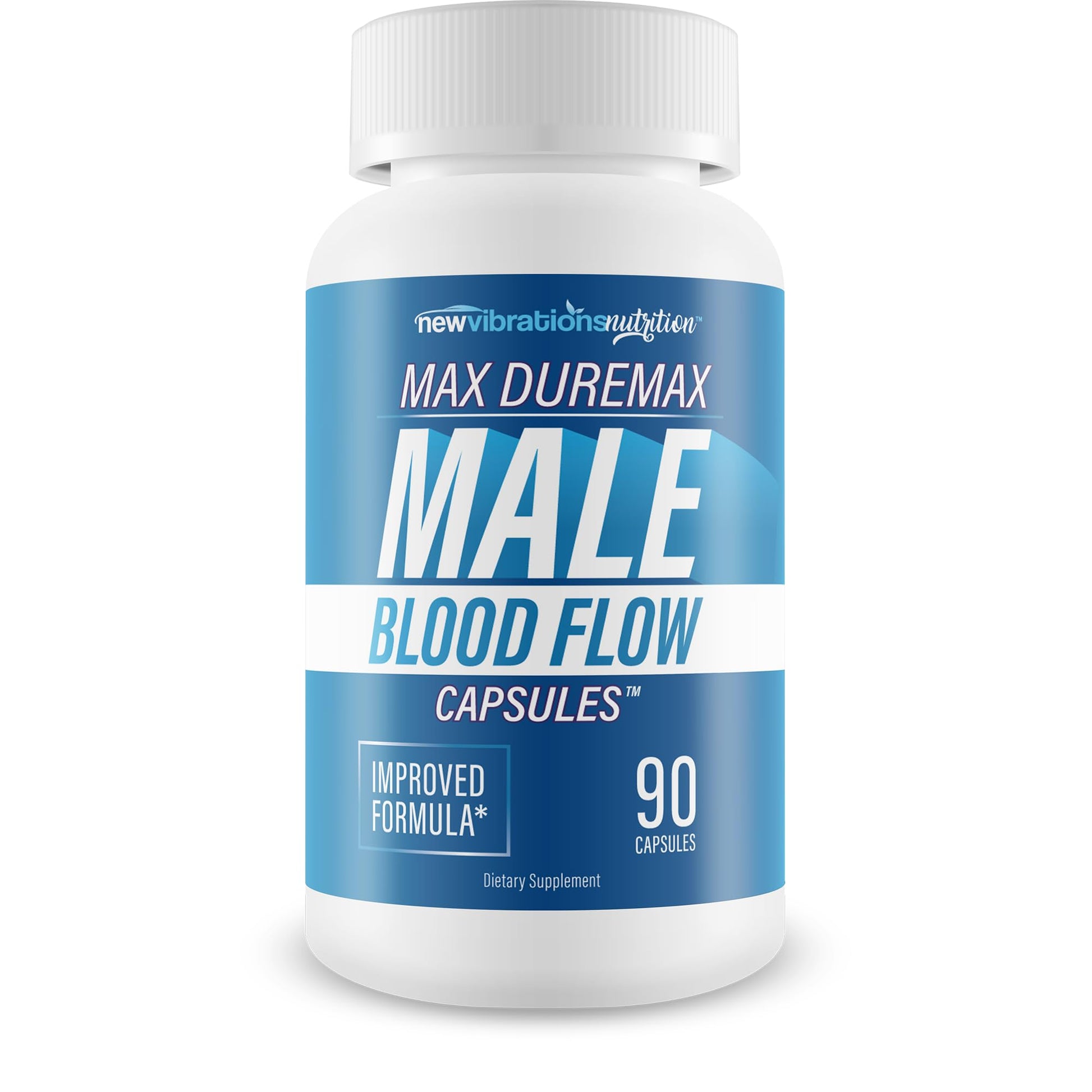 New Vibrations Nutrition Max Duremax Male BloodFlow Capsule 90 Count