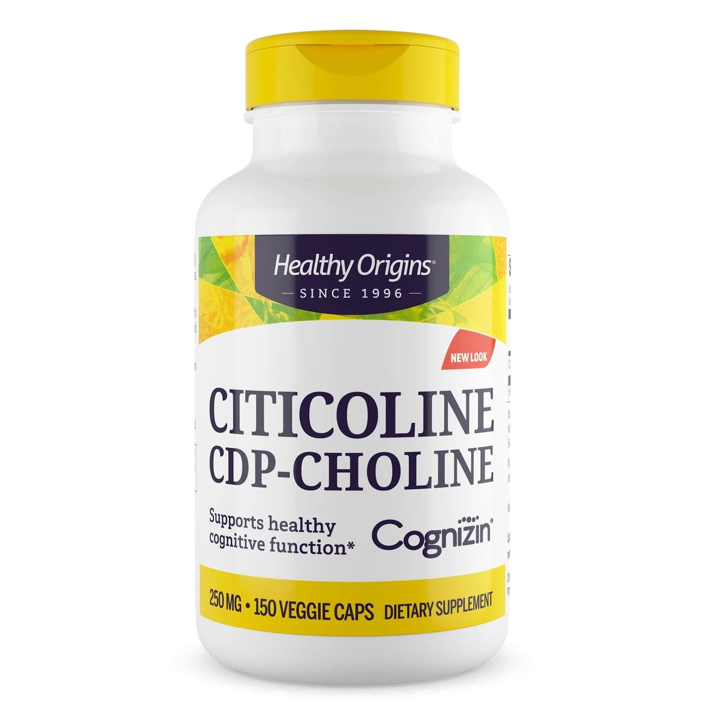 Healthy Origins Cognizin (Citicoline) 250 mg Capsules, 150 Count
