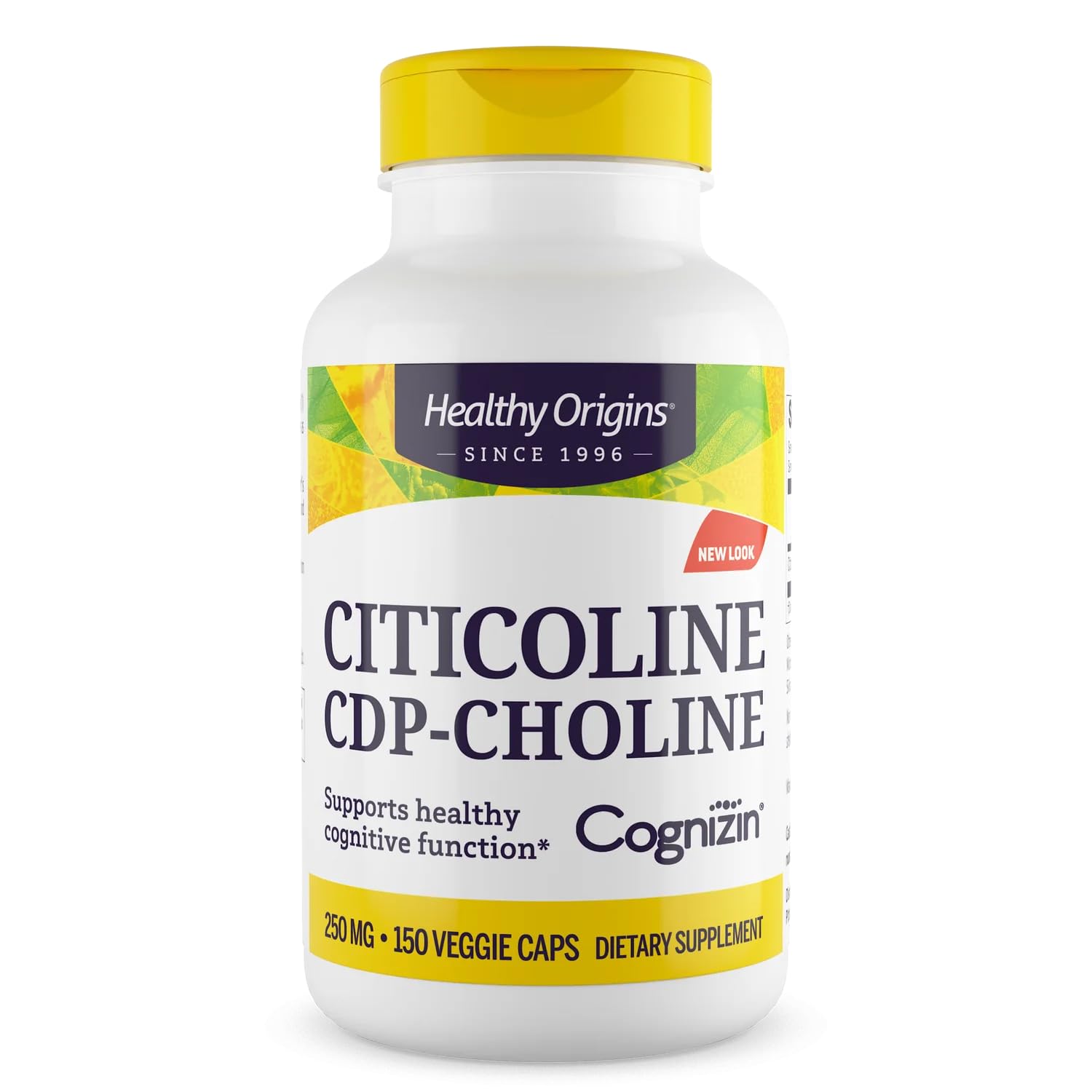 Healthy Origins Cognizin (Citicoline) 250 mg Capsules, 150 Count