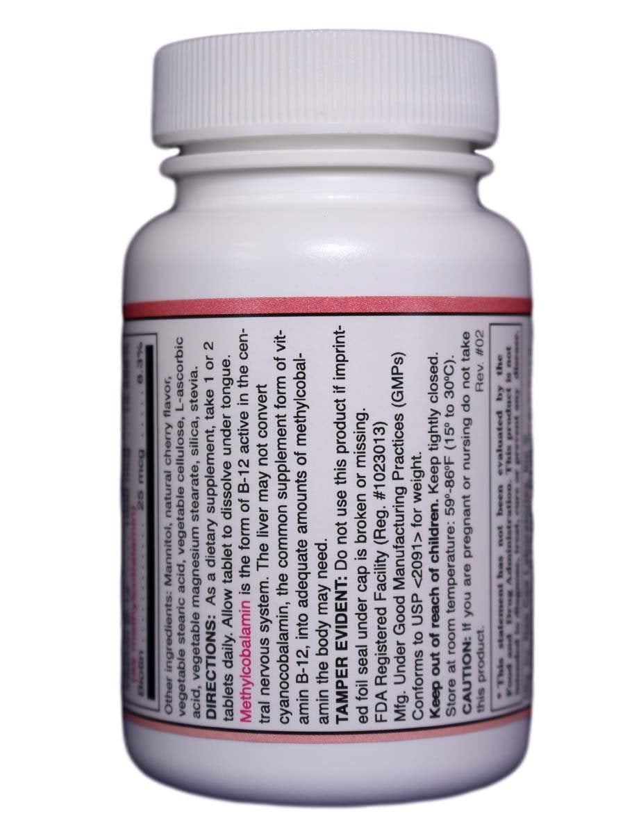 Dee Cee Laboratories Vitamin B12 Capsules 90 Count