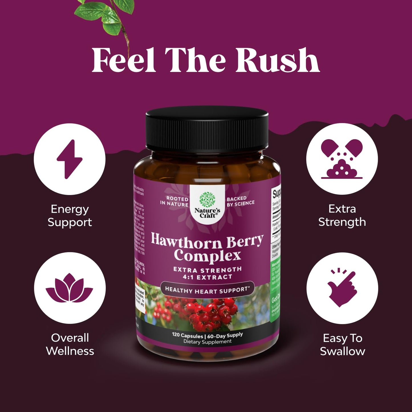Natures Craft Hawthorn Berry Capsules