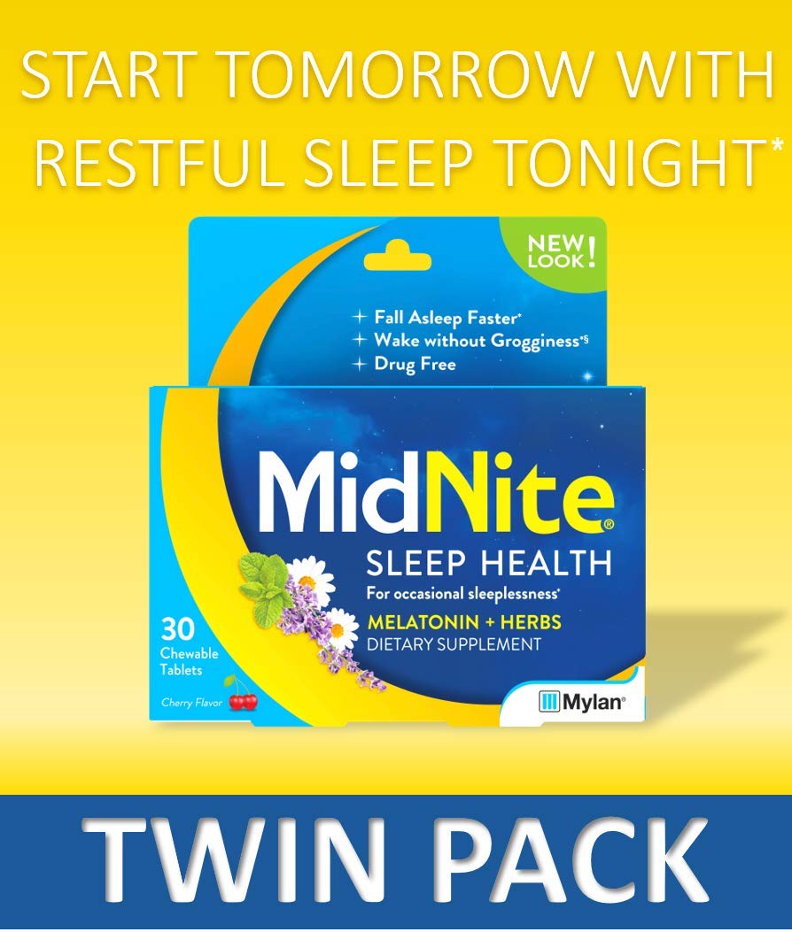 MidNite Natural Sleep Supplement Tablets 60 Count