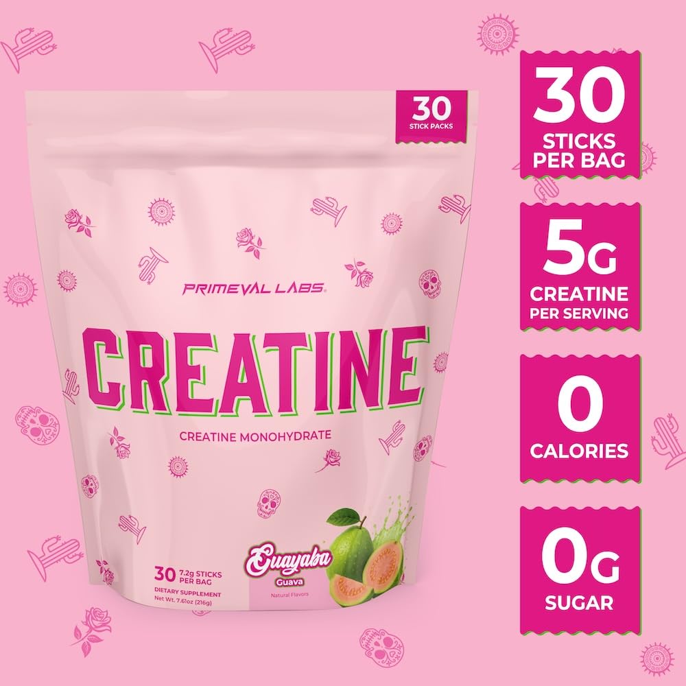 Primeval Labs Clean Creatine Monohydrate Powder 30 Servings
