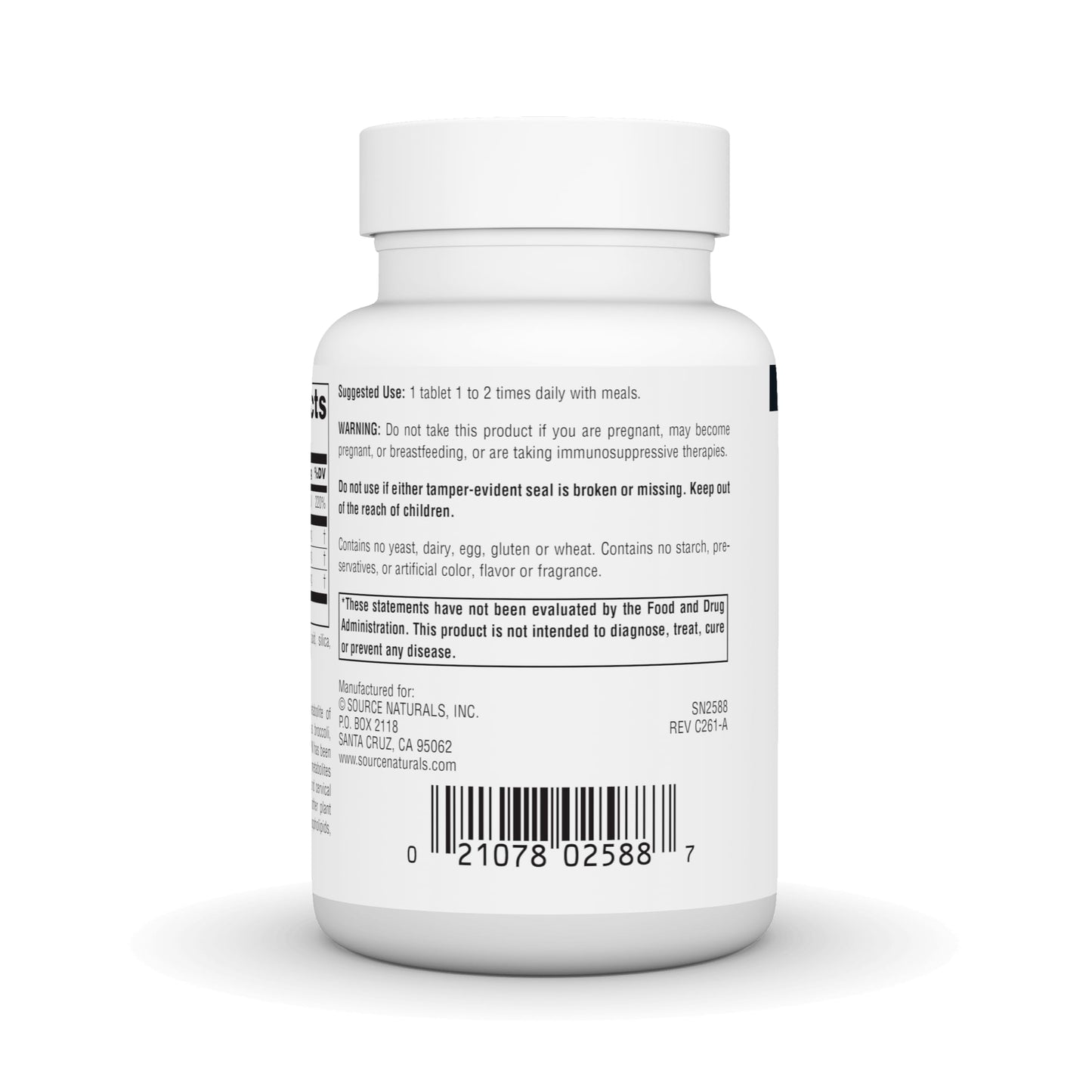 Source Naturals Diindolylmethane (DIM) 200mg Tablet, 30 Tablets