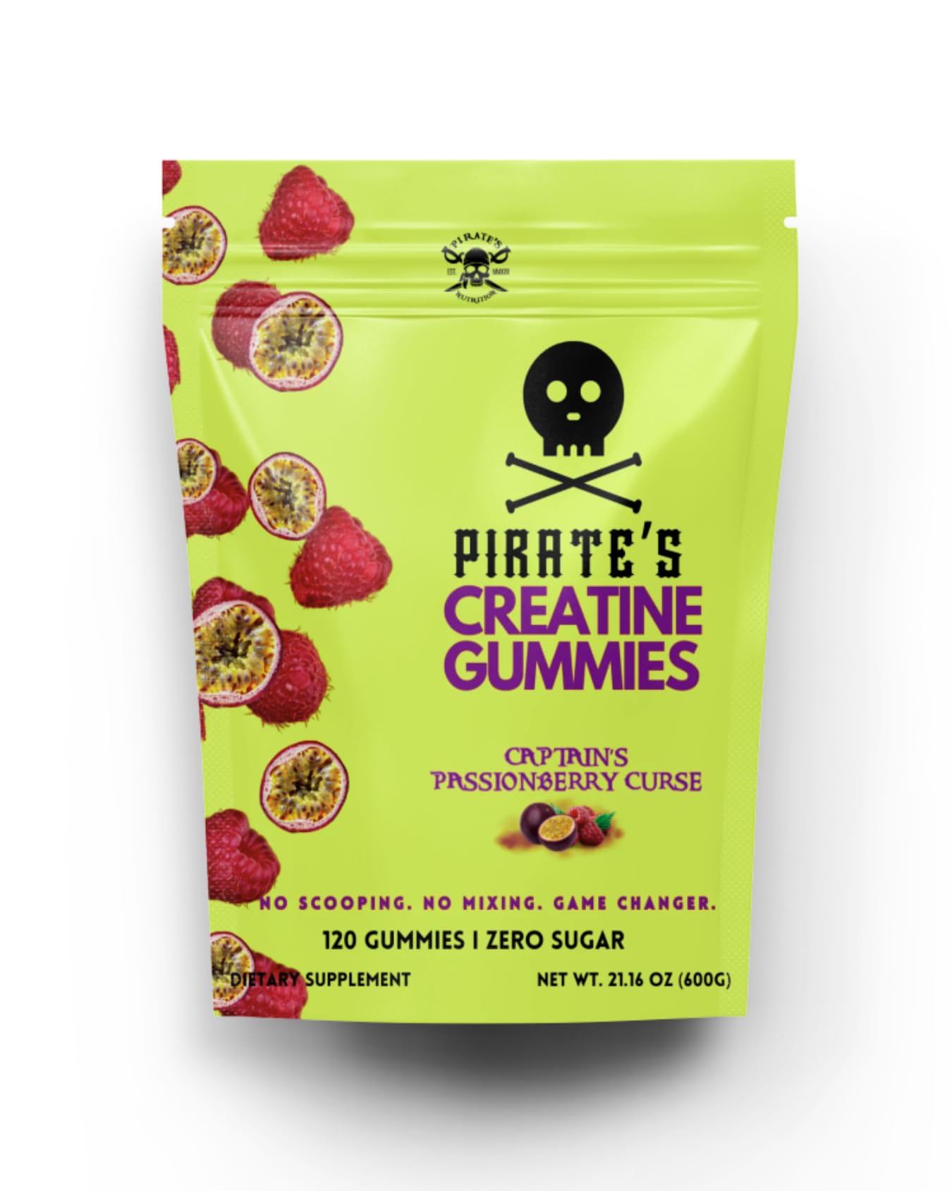 Pirate's Nutrition Creatine Gummies 120 Count