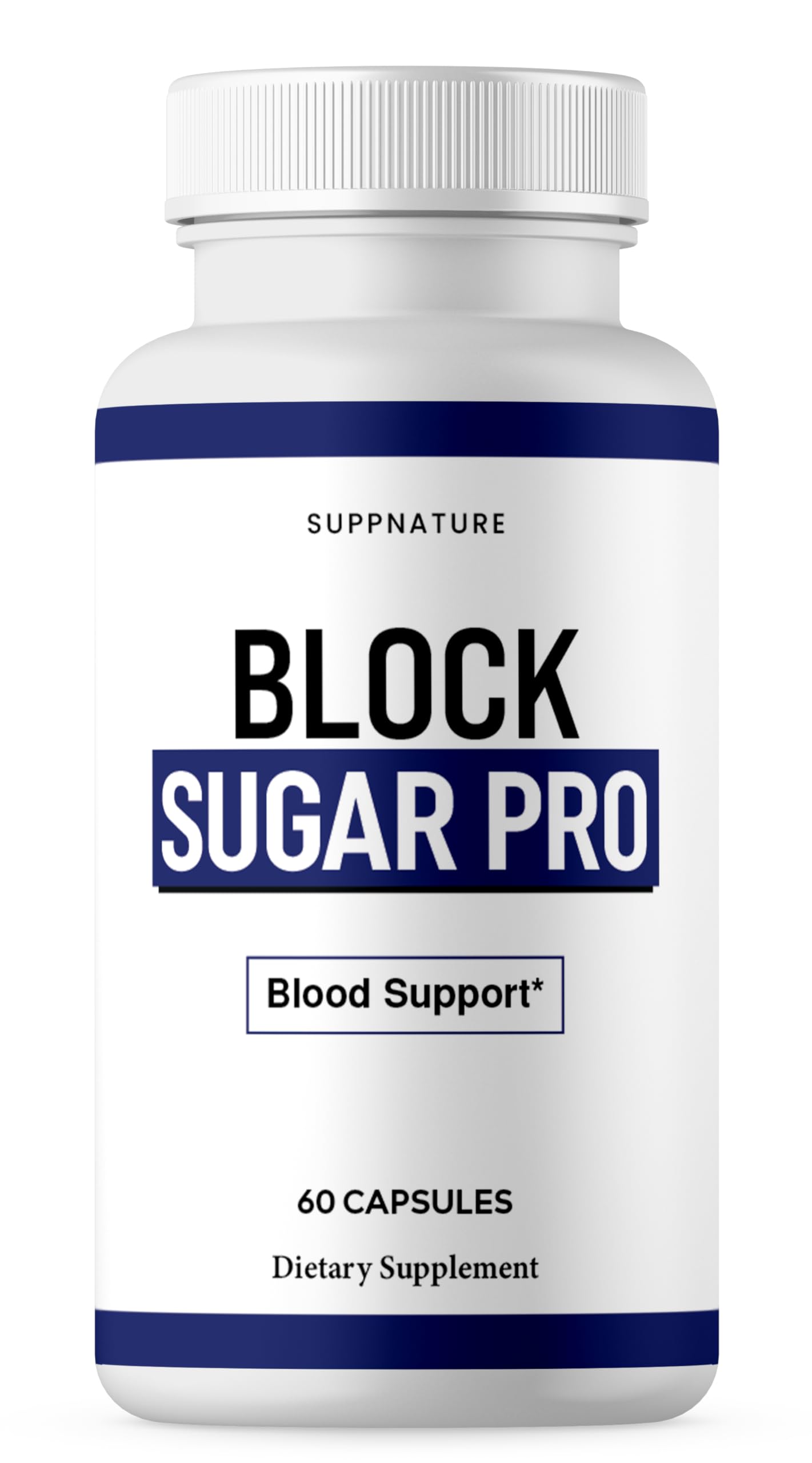 SuppNature Block Sugar Pro Capsules, 60 Capsules