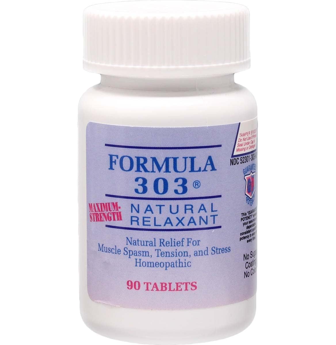 Dee Cee Laboratories Formula 303 Maximum Strength Tablets, 90 Tablets