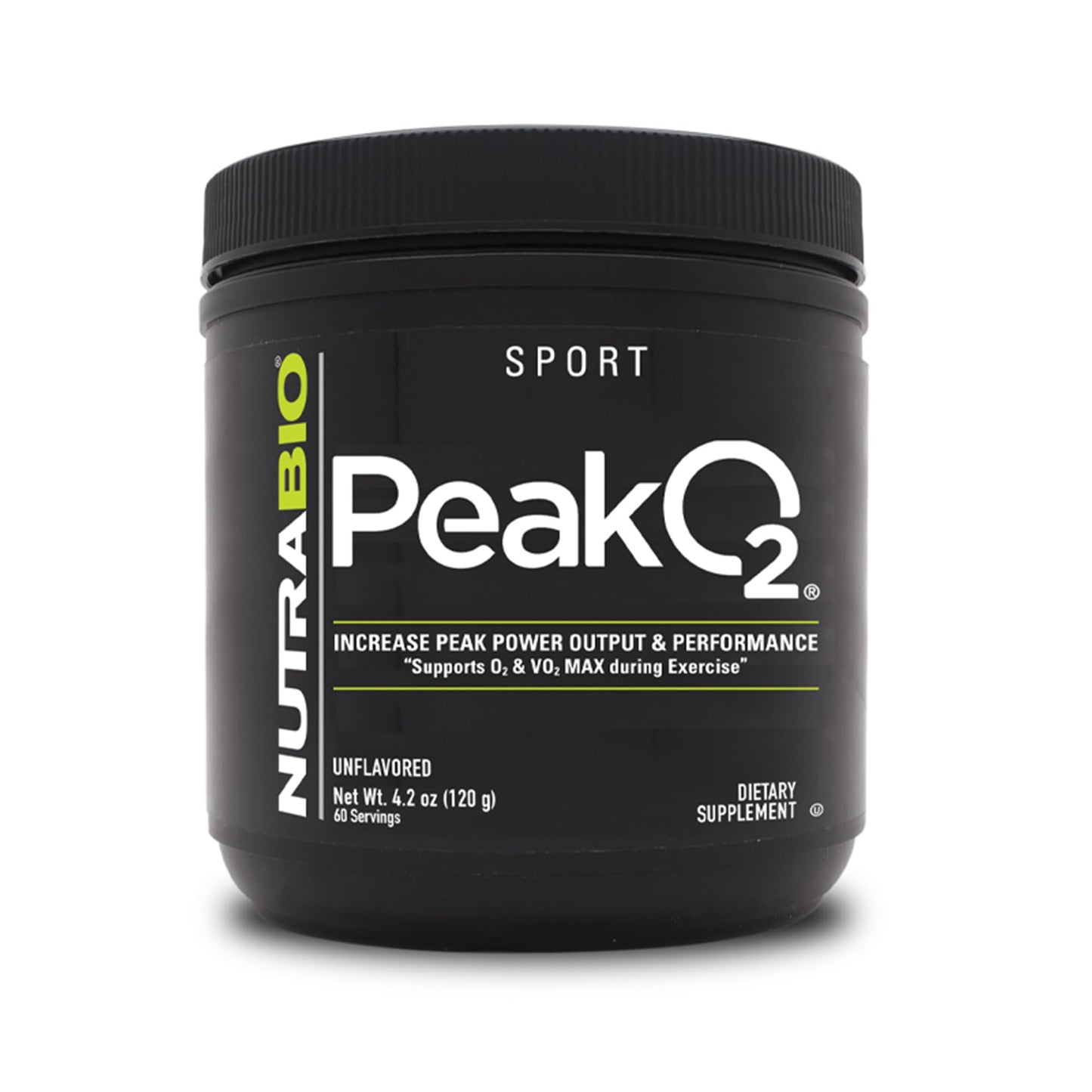 NutraBio Peak O2 Powder 4.2 oz