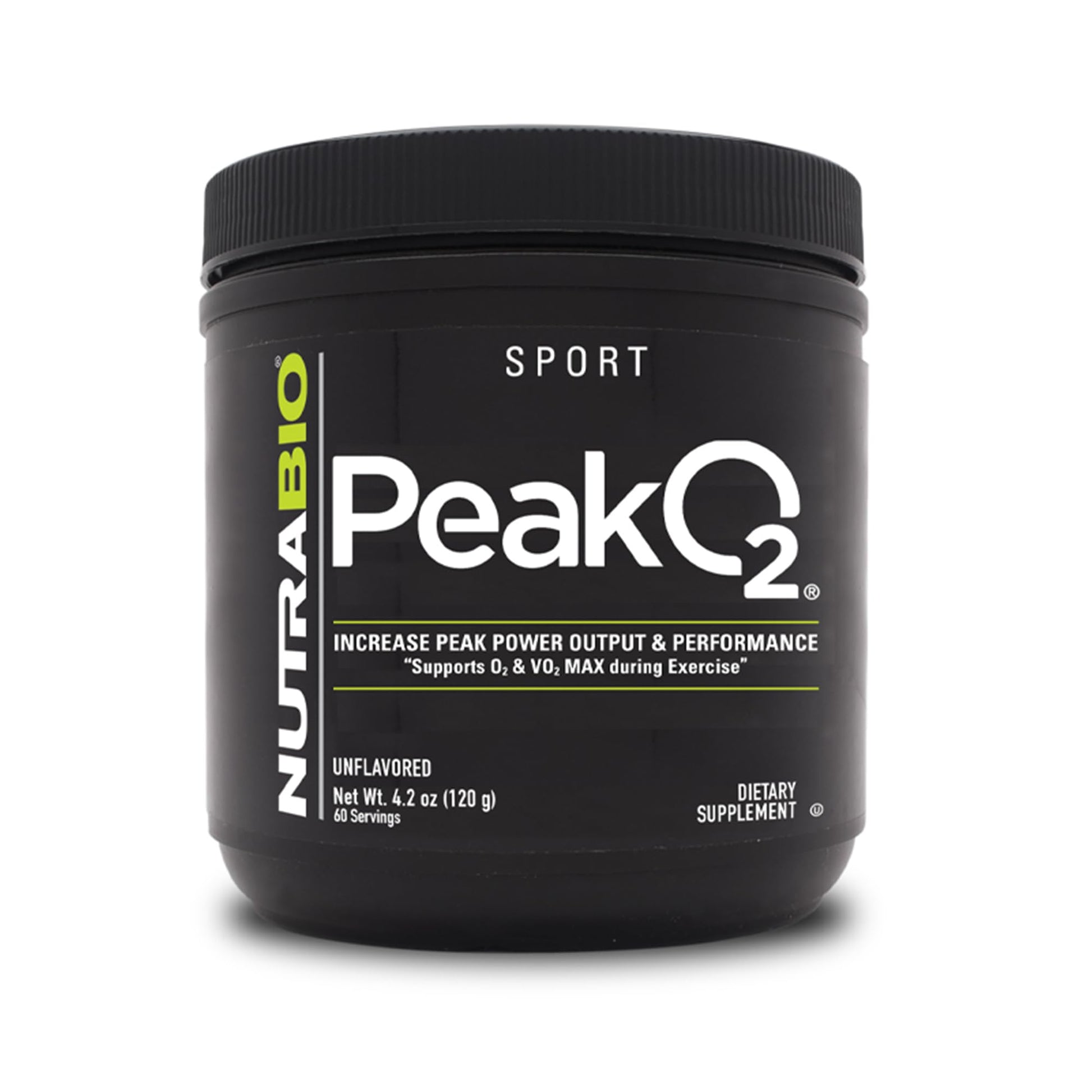 NutraBio Peak O2 Powder 4.2 oz