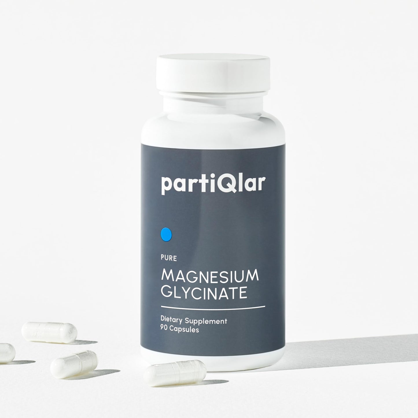 partiQlar Magnesium Glycinate 200mg - Sleep & Muscle Support 90 Capsules