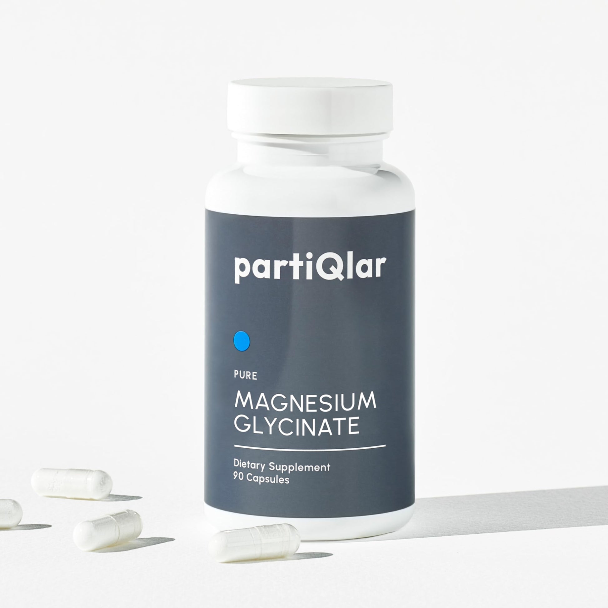 partiQlar Magnesium Glycinate 200mg - Sleep & Muscle Support 90 Capsules
