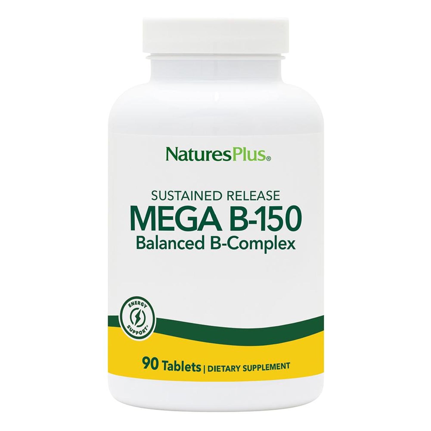 NaturesPlus Mega B-150 Complex Tablets - 90 Count