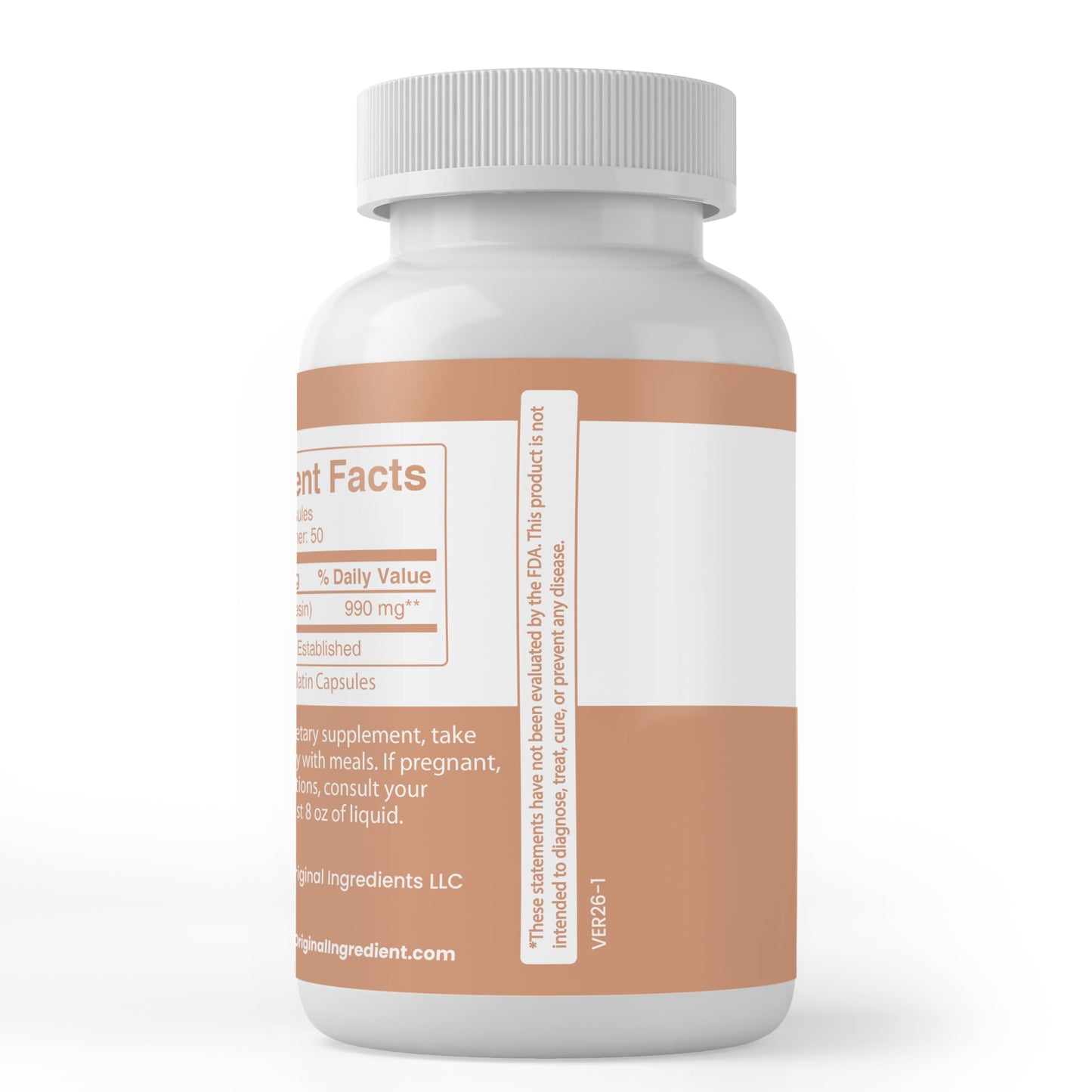 PURE ORIGINAL INGREDIENTS Boswellia Capsules, 100 Count