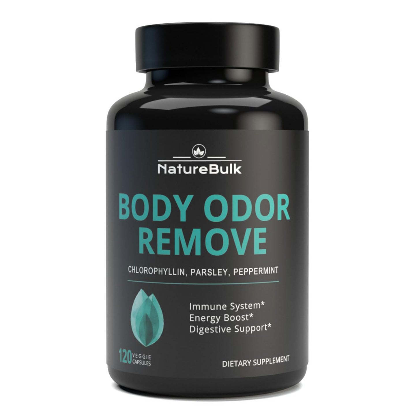NATUREBULK Internal Deodorant - Chlorophyll Body Odor Capsules 120