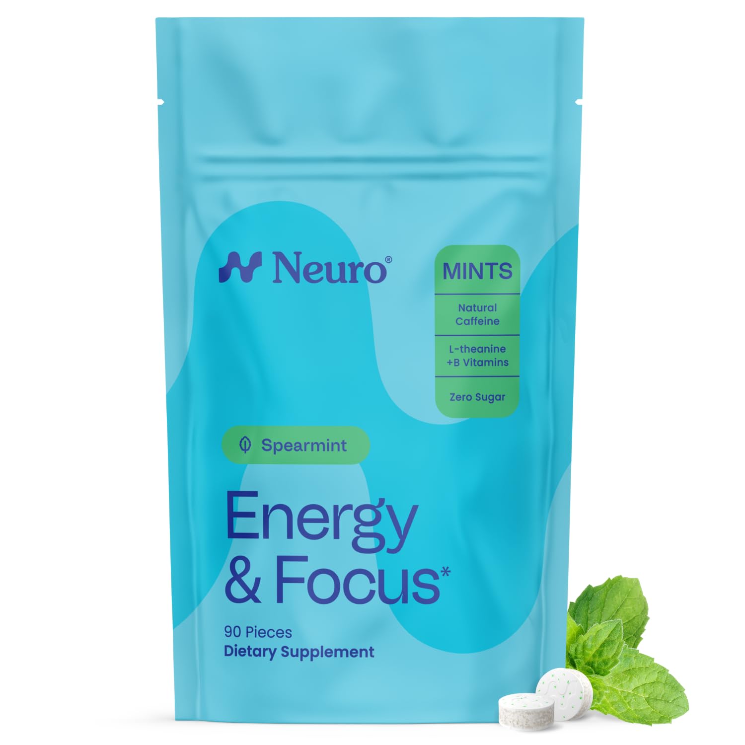 Neuro Energy & Focus Mints Chewable 90 Count