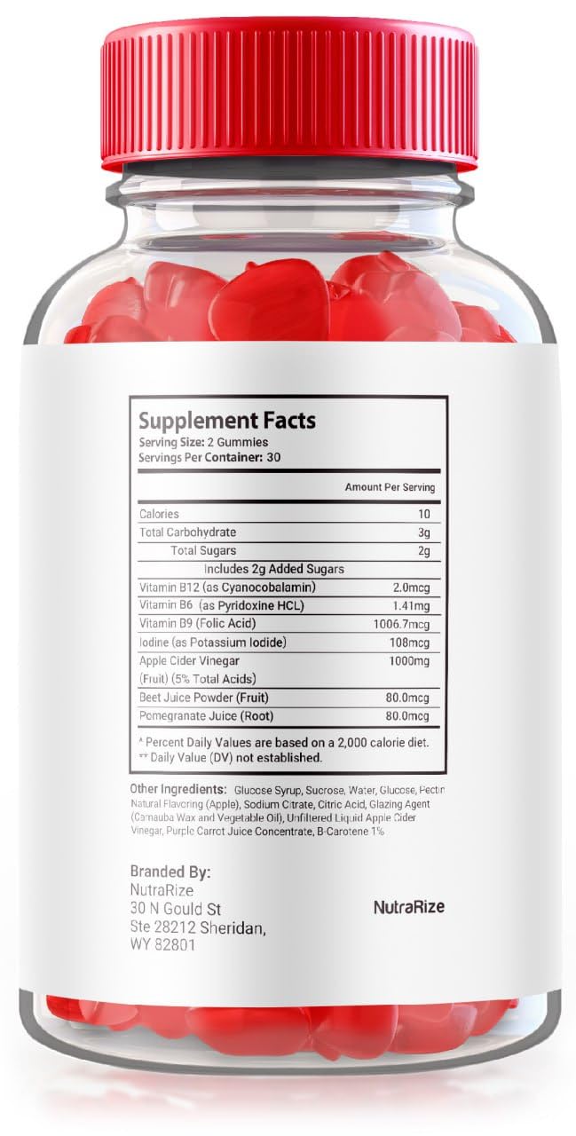 NutraRize ActivLife Keto ACV Gummies 300 Gummies
